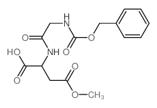 L-Aspartic acid,N-[N-[(phenylmethoxy)carbonyl]glycyl]-, 4-methyl ester (9CI) Structure