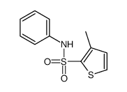 3-methyl-N-phenylthiophene-2-sulfonamide Structure