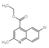 ethyl 6-bromo-2-methyl-quinoline-4-carboxylate Structure