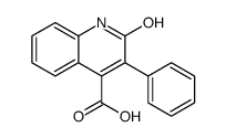 2-oxo-3-phenyl-1H-quinoline-4-carboxylic acid Structure