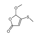 2-methoxy-3-methylsulfanyl-2H-furan-5-one Structure