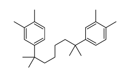 4-[7-(3,4-dimethylphenyl)-2,7-dimethyloctan-2-yl]-1,2-dimethylbenzene Structure