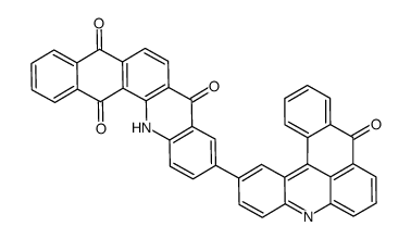 10-(9-Oxo-9H-naphth(3,2,1-kl)acridin-2-yl)naphth(2,3-c)acridine-5,8,14 (13H)-trione structure