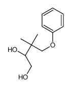 (2R)-3,3-dimethyl-4-phenoxybutane-1,2-diol结构式