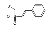 2-(bromomethylsulfonyl)ethenylbenzene结构式