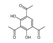 1-(3,5-diacetyl-2,4-dihydroxyphenyl)ethanone Structure