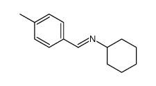 N-cyclohexyl-1-(4-methylphenyl)methanimine结构式