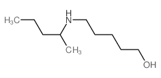 5-(pentan-2-ylamino)pentan-1-ol structure