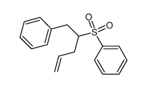 4-benzenesulfonyl-5-phenyl-1-pentene Structure