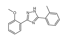 5-(2-Methoxyphenyl)-3-(o-tolyl)-1H-1,2,4-triazole结构式