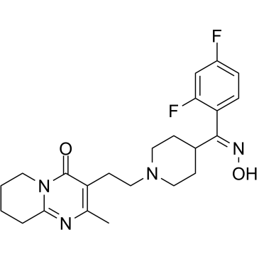 利培酮 E-肟结构式