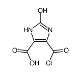 1H-Imidazole-4-carboxylicacid,5-(chlorocarbonyl)-2,3-dihydro-2-oxo-(9CI) Structure