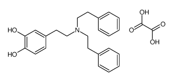 4-[2-[bis(2-phenylethyl)amino]ethyl]benzene-1,2-diol,oxalic acid Structure