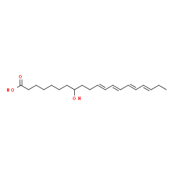 8-hydroxyeicosatetraenoic acid structure