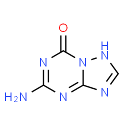 5-Amino-s-triazolo[1,5-a]-s-triazin-7(1H)-one structure