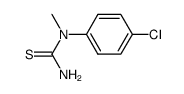 1-(4-chloro-phenyl)-1-methyl-thiourea结构式