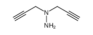 1,1-bis(2-propynyl)hydrazine Structure