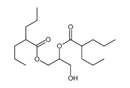 1-(hydroxymethyl)ethane-1,2-diyl bis(2-propylvalerate)结构式