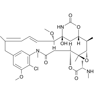 N-Me-L-Ala-maytansinol Structure