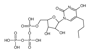 1-beta-arabinofuranosyl-5-butyluracil-5'-triphosphate Structure