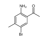 Ethanone, 1-(2-amino-5-bromo-4-methylphenyl)- (9CI)结构式