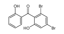 (2,4-dibromo-6-hydroxyphenyl)-(2-hydroxyphenyl)methanone Structure