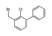 1-(bromomethyl)-2-chloro-3-phenylbenzene结构式