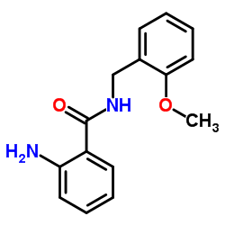 2-Amino-N-(2-methoxybenzyl)benzamide结构式