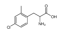 4-CHLORO-2-METHYL-D-PHENYLALANINE结构式