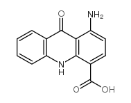 1-Amino-9-oxo-4-acridnecarboxylic acid结构式