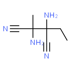 Succinonitrile,-alpha-,-bta--diamino--alpha--ethyl--bta--methyl- (1CI) Structure