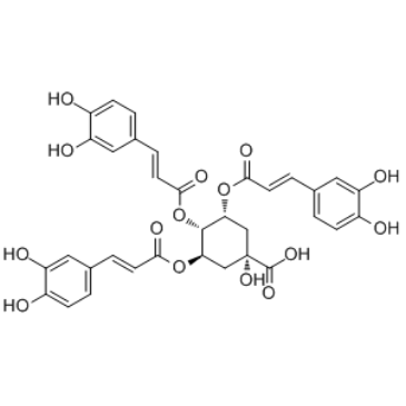 3,4,5-Tricaffeoylquinic acid Structure