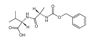 benzyloxycarbonyl-alanyl-valine Structure