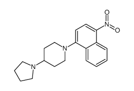 1-(4-nitronaphthalen-1-yl)-4-pyrrolidin-1-ylpiperidine Structure