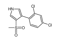 3-(2,4-dichlorophenyl)-4-methylsulfonyl-1H-pyrrole Structure