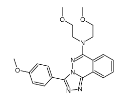 N,N-bis(2-methoxyethyl)-3-(4-methoxyphenyl)-[1,2,4]triazolo[3,4-a]phthalazin-6-amine结构式