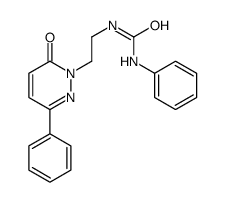 1-[2-(6-oxo-3-phenylpyridazin-1-yl)ethyl]-3-phenylurea Structure