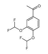 1-[3,4-bis(difluoromethoxy)phenyl]ethanone结构式