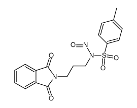 N-(3-(N'-nitrozo-p-toluenesulfonamido)-1-propyl)-phthalimide Structure