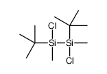 tert-butyl-(tert-butyl-chloro-methylsilyl)-chloro-methylsilane Structure