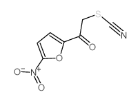 Thiocyanic acid,2-(5-nitro-2-furanyl)-2-oxoethyl ester Structure