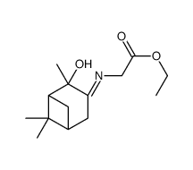 (1S,2S,5S)-ETHYL [(2-HYDROXYPINAN-3-YLENE)AMINO]ACETATE Structure