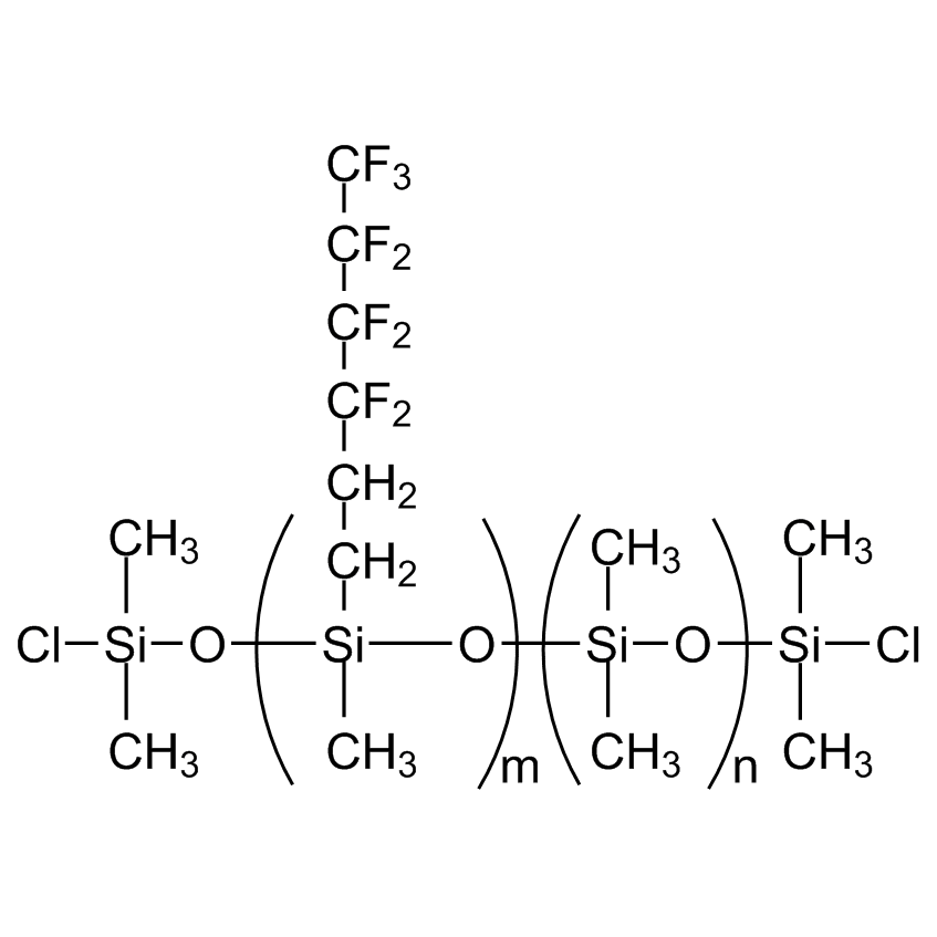 CHLORINE TERMINATED NONAFLUOROHEXYLMETHYLSILOXANE-DIMETHYLSILOXANE COPOLYMER图片