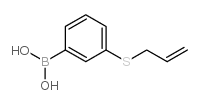 (3-prop-2-enylsulfanylphenyl)boronic acid结构式