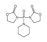 3-[(2-oxo-1,3-oxazolidin-3-yl)-piperidin-1-ylphosphoryl]-1,3-oxazolidin-2-one Structure