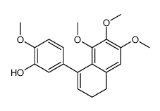 2-methoxy-5-(6,7,8-trimethoxy-3,4-dihydronaphthalen-1-yl)phenol Structure