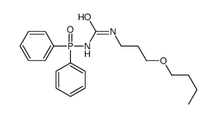 1-(3-butoxypropyl)-3-diphenylphosphorylurea Structure