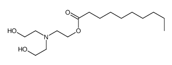 2-[bis(2-hydroxyethyl)amino]ethyl decanoate Structure