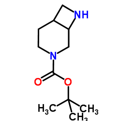 2-Methyl-2-propanyl 3,8-diazabicyclo[4.2.0]octane-3-carboxylate Structure