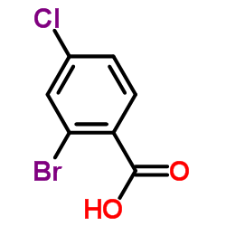 2-Bromo-4-chlorobenzoic acid Structure